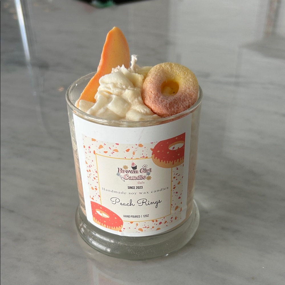 BROWN GIRL CANDLE - Peach Rings
